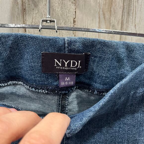 NYDJ Not Your Daughters Jeans Spanspring Pull On Capri Jeans Lunar Slimming 6/M - Picture 3 of 8